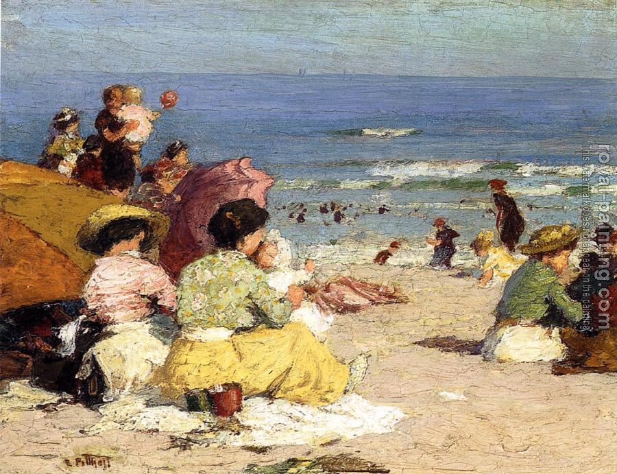 Edward Henry Potthast : Beach Scene